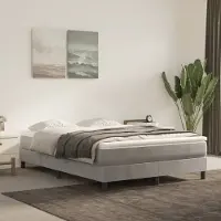 Syfax Matelas de lit à ressorts ensachés fermeté moyenne Gris clair 140x200x20 cm