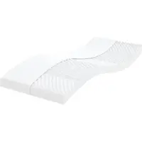 Syfax Matelas en mousse blanc 100x210 cm 7 zones dureté 20 ILD