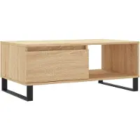 Syfax Table basse Chêne sonoma 90x50x36,5 cm Bois d'ingénierie