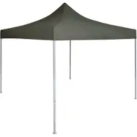 Syfax Tente réception pliable professionnelle 2x2 m Acier Anthracite