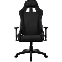 AROZZI Avanti Soft Fabric Chaise Gaming - Noir pur