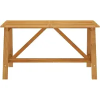 vidaXL Table de jardin à manger 140x70x73,5 cm acacia massif