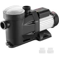 Vevor Pompe de piscine hors sol 2 CV, 220 V-240 V, 1450/2860 tr/min Pompe double vitesse 1800 W, 33000 l/h débit maxi, pompe puissante, pompe de piscine à économie d'énergie