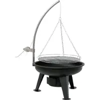 BBQ-Toro Barbecue pivotant avec grille Ø 64 cm | Barbecue au charbon de bois, bac à feu