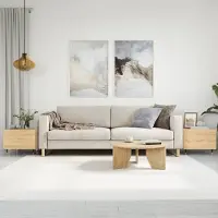 Prolenta Maison Exclusive - Tables basses 2 pièces Chêne Sonoma 50x50x40 cm Matériau dérivé du bois