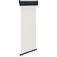 Syfax Auvent latéral de balcon 65x250 cm Crème