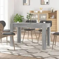 Prolenta Maison Exclusive - Table à manger Gris Sonoma 120x60x76 cm Matériau dérivé du bois