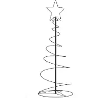 Syfax Sapin de Noël à LED 80 LED blanc chaud 120 cm