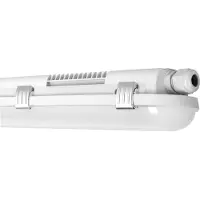 Ledvance Luminaire LED pour locaux humides "Damp Proof 2" 46W + 57W + 69W + 81W 840 (blanc) 1.500mm Gris IP65