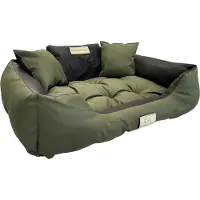 AIO Lit pour chien Lit pour chat 55 x 45 Vert Kingdog + cadeau