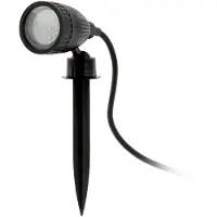 Eglo Piquet , PVC noir, câble de 2 m, GU10, LED 3 W, 240 lm, LF830, IP44, 1 pièce.