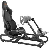 Vevor Support de volant Racing, cockpit de simulateur de conduite robuste en acier - Thrustmaster T248P, charge maximale 330 lbs, compact
