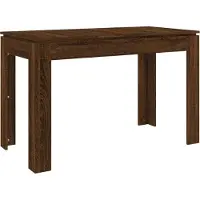 Syfax Table à dîner Chêne marron 120x60x76 cm bois d'ingénierie