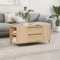Prolenta Maison Exclusive - Table basse en chêne Sonoma 102x44,5x50 cm Matériau dérivé du bois