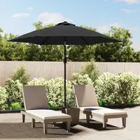 Prolenta Maison Exclusive - Tissu de remplacement pour parasol d'extérieur Anthracite 300cm