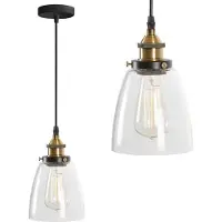 Toolight Lampe Suspendue APP048-1CP Verto D Transparent