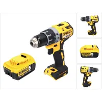 DeWalt Perceuse-visseuse sans fil DCD 791 N 18 V 70 Nm Brushless + 1 batterie 5,0 Ah - sans chargeur