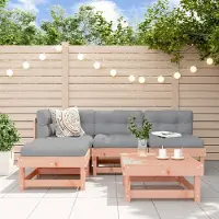 Prolenta Maison Exclusive - Ensemble de salon de jardin 5 pièces en bois massif de douglas