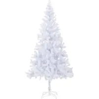 The Living Store Arbre de Noël artificiel Support en acier 210 cm 910 branches