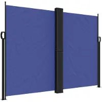 Syfax Auvent latéral rétractable bleu 180x1000 cm