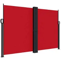 Syfax Auvent latéral rétractable rouge 160x600 cm