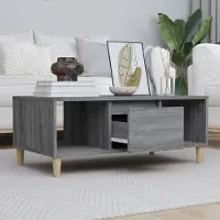 vidaXL Best Möbel Table basse Gris Sonoma 90x50x36,5 cm Bois composite - Tables basses CL6300002 1parcel