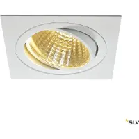 SLV New Tria 150 LED Spot encastré au plafond blanc carré 2700K dimmable incl. pilote