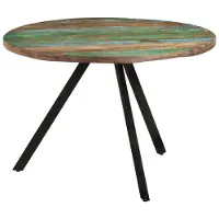 Prolenta Maison Exclusive - Table à manger 110 x 75 cm en bois ancien massif