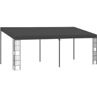The Living Store Pavillon mural 3x6 m Anthracite Tissu