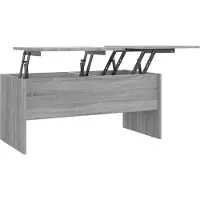 Syfax Table basse Sonoma gris 102x50,5x46,5 cm Bois d'ingénierie