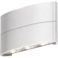 Konstsmide Chieri LED Applique murale 2x3 blanc, 3000K, 400lm, 6x1,2W, 240V, aluminium/verre acrylique, 7853-250