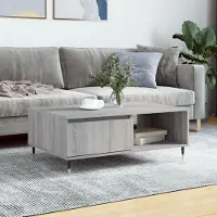 Prolenta Maison Exclusive - Table basse grise Sonoma 90x60x35 cm Matériau dérivé du bois