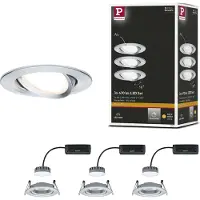 Paulmann Luminaire LED encastré Nova Plus Set de base orientable