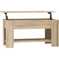 DKD Home Decor Table basse chêne sonoma 101x49x52 cm bois d'ingénierie