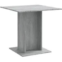 Syfax Table à dîner Sonoma gris 80x80x75 cm Bois d'ingénierie