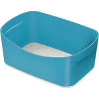 Leitz 5264-00-61 Bac à ustensiles My Box Cosy, DIN A5, bleu/gris clair