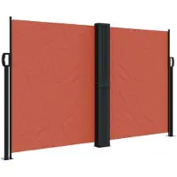 Syfax Auvent latéral rétractable terre cuite 140x1200 cm