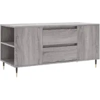 Syfax Table basse sonoma gris 102x44,5x50 cm bois d'ingénierie