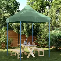 vidaXL Tente de réception pratique Pliable Pop-Up Vert 200x200x306 cm - Pavillons & Tentes de réception ,design Möbel 4106952 1parcel