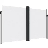 Syfax Auvent latéral rétractable blanc 200x600 cm