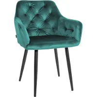 CLP Chaise de salle à manger Stanley velours
