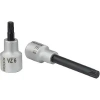 Proxxon Vielzahn Einsatz VZ6, 100 mm, 1/2 Zoll, verchromt, robust, 23370