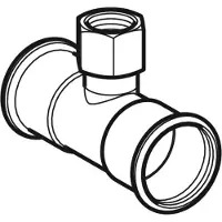 Geberit Mapress tee FZ 76x34x76Mm M/M (Connexion en T)