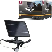 Paulmann Lèche-mur solaire à LED Sonlig Détecteur de mouvement àcrépusculaire (IR)