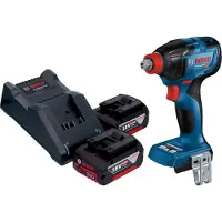Bosch GDX 18V-210 C Professional Visseuse à chocs sans fil 18 V 210 Nm Brushless + 2x batterie 4,0 Ah + chargeur