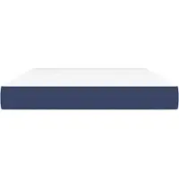 Syfax Matelas de lit à ressorts ensachés fermeté moyenne Bleu 140x200x20 cm Tissu