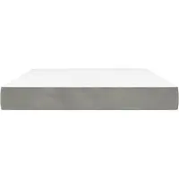 Syfax Matelas de lit à ressorts ensachés fermeté moyenne 120x210x20 cm velours