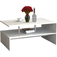 VCM Table basse en bois Sofatic Salle de séjour Table d'appoint Table basse Maliso L