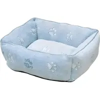 Nobby Lit pour chien Paw square grey, dimensions : 60 x 50 x 18 cm