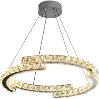 Toolight Lampe Suspendue Led APP1556-CP Gold